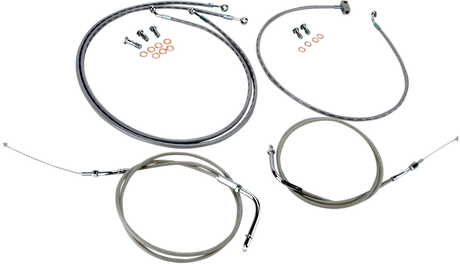 Cable Line Kit - 12\" - 14\" - Roadliner - Stainless Steel 2006 - 2015