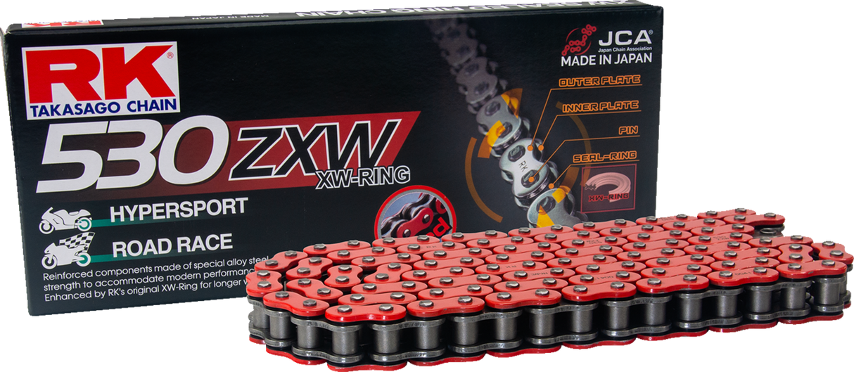 530 ZXW - Drive Chain - 120 Links - Red