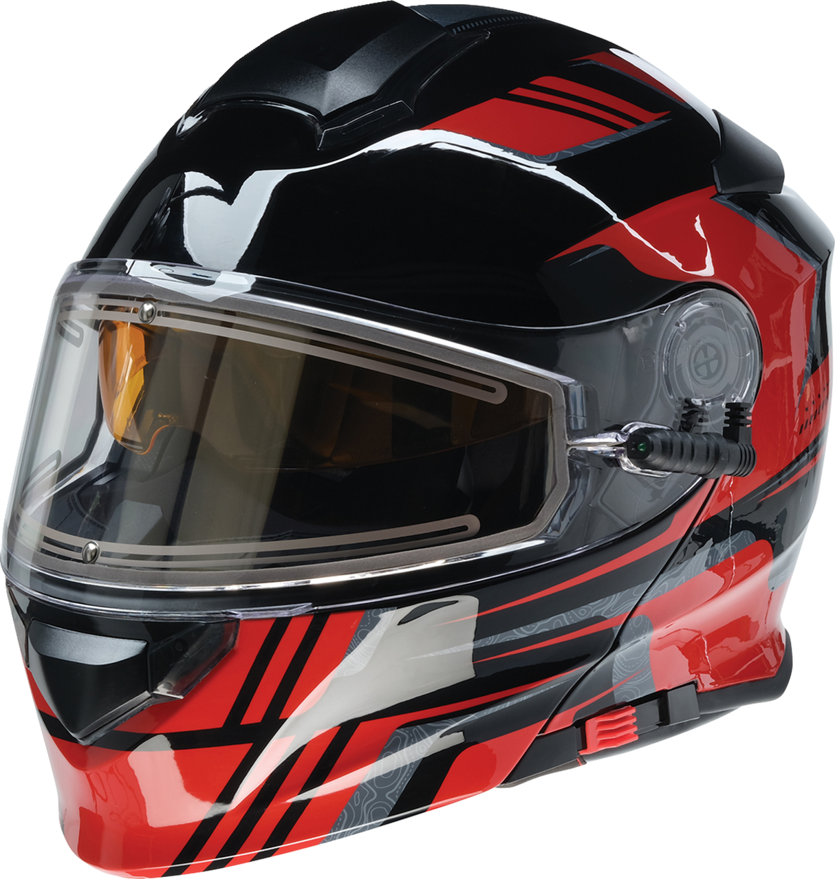 Solaris Snow Helmet - First Tracks - Black/Red - XS