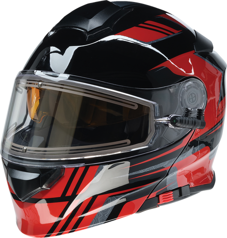 Solaris Snow Helmet - First Tracks - Black/Red - XS