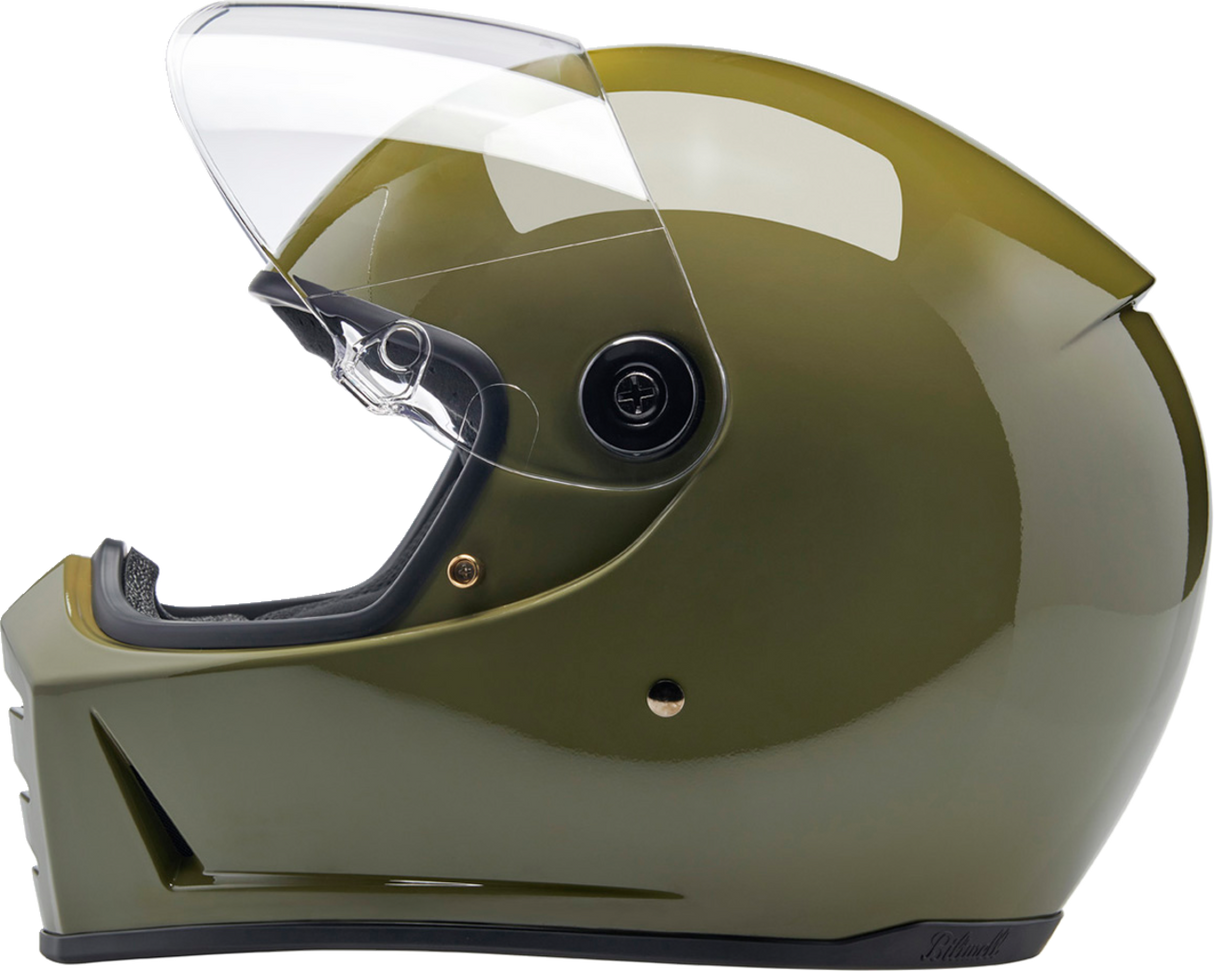 Lane Splitter Helmet - Gloss Olive Green - XS