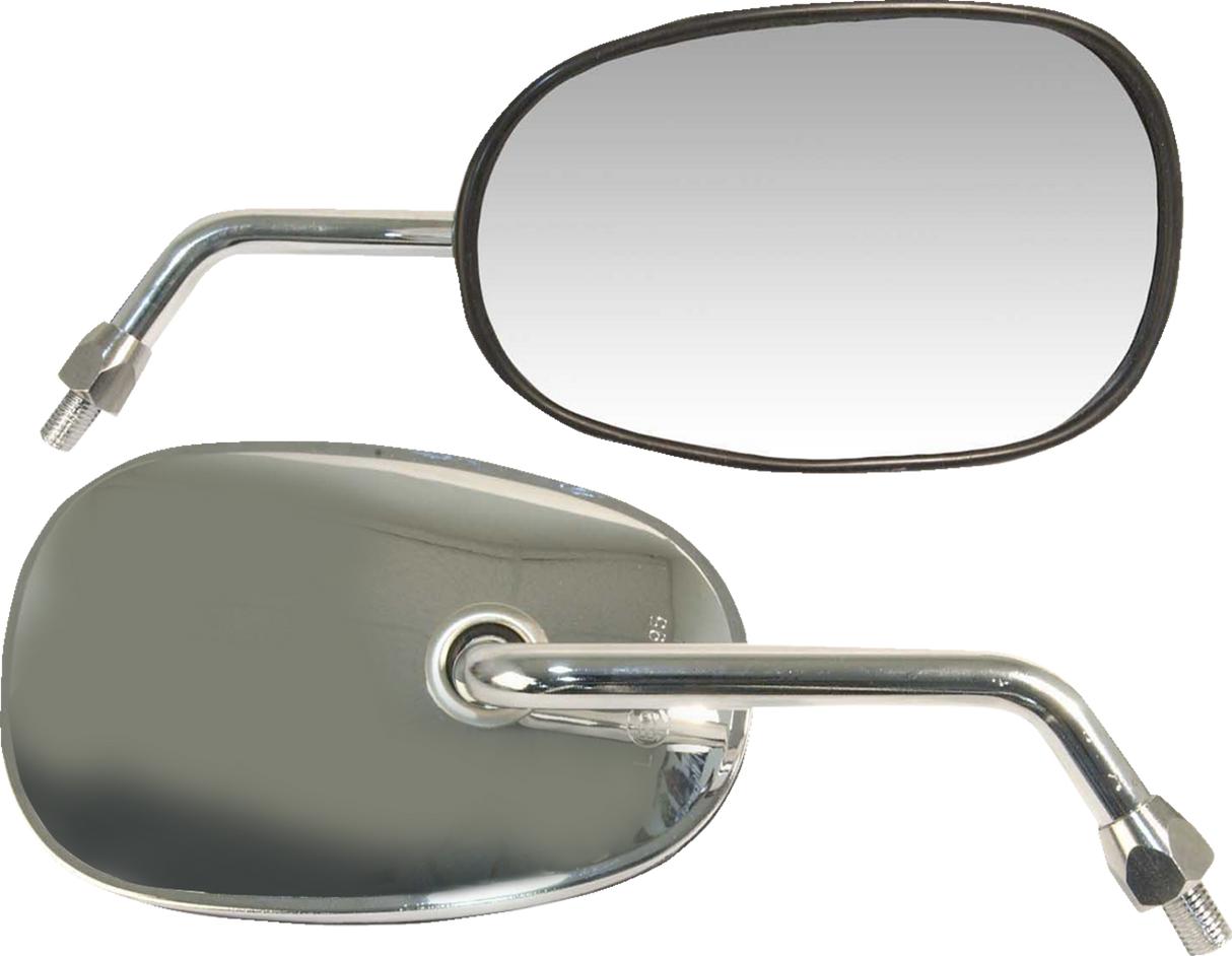 Mirror - OEM-Style Replacement - Rectangle - Chrome - Left 2004 - 2014