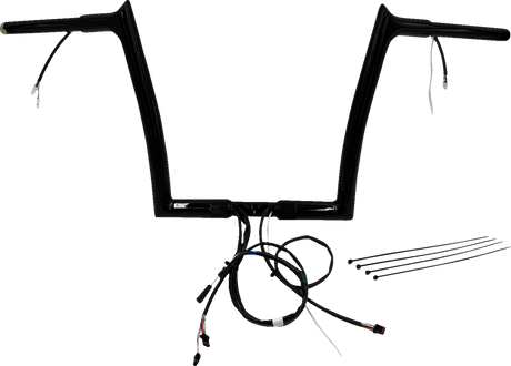 Handlebar Kit - Pointed Top - 12\" - Black 2016 - 2023