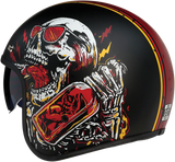 Saturn Helmet - Devil Made Me - Black/Red - Large