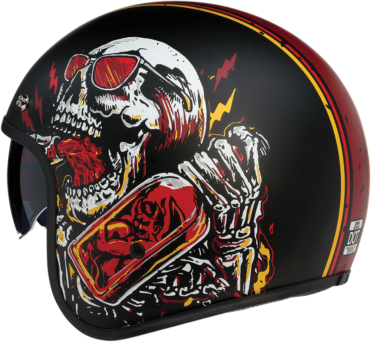 Saturn Helmet - Devil Made Me - Black/Red - Medium