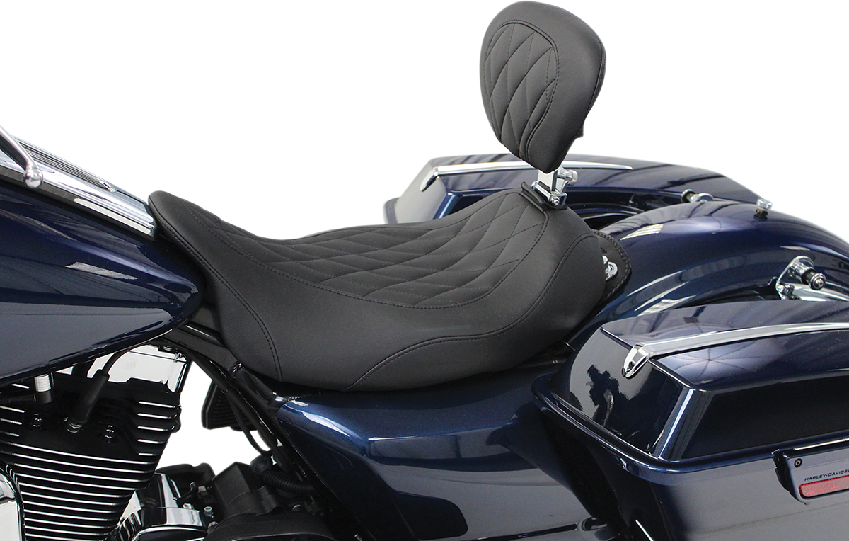 Wide Tripper™ Solo Seat - With Removable Driver Backrest - \'08+ 2008 - 2021