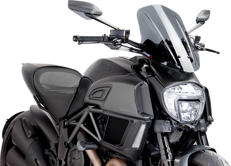 New Generation Windscreen - 17-1/2\" - Dark Smoke - Diavel 2014 - 2018