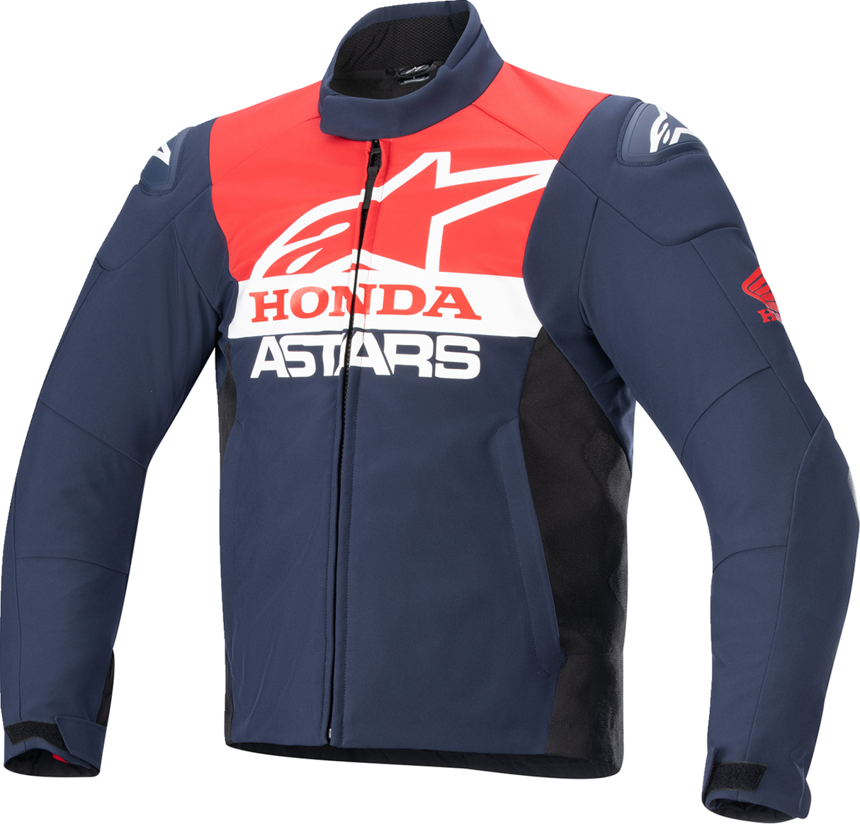 Honda SMX Waterproof Jacket - Blue/Black/Red - 3XL