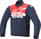 Honda SMX Waterproof Jacket - Blue/Black/Red - 3XL