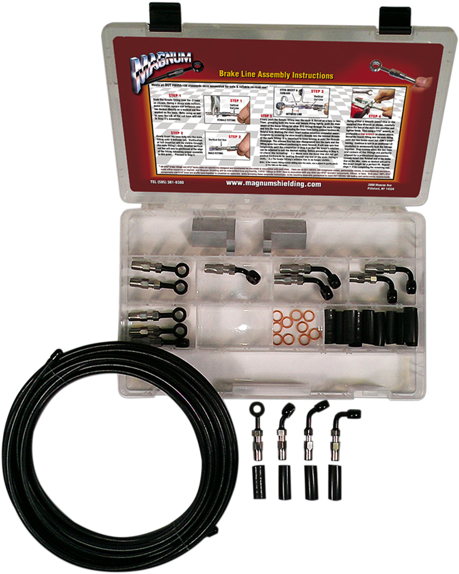 BYO Brake Line Basic Builder Kit - Black