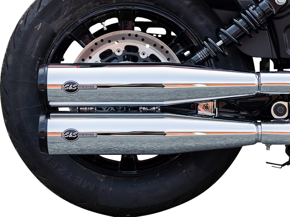 Grand National Slip-On Mufflers - Chrome - 50-State 2015 - 2023