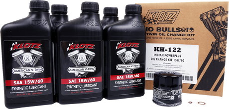 Oil Change Kit - Indian Powerplus - 15W-60 2020 - 2023