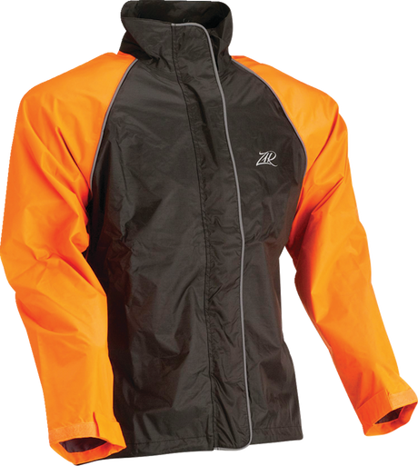 Women\'s Waterproof Jacket - Orange - Medium