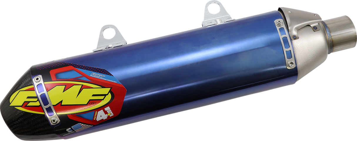 Factory 4.1 RCT Muffler - Anodized Titanium 2007 - 2016