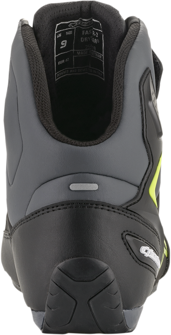 Faster-3 Drystar® Shoes - Black/Gray/Yellow - US 10