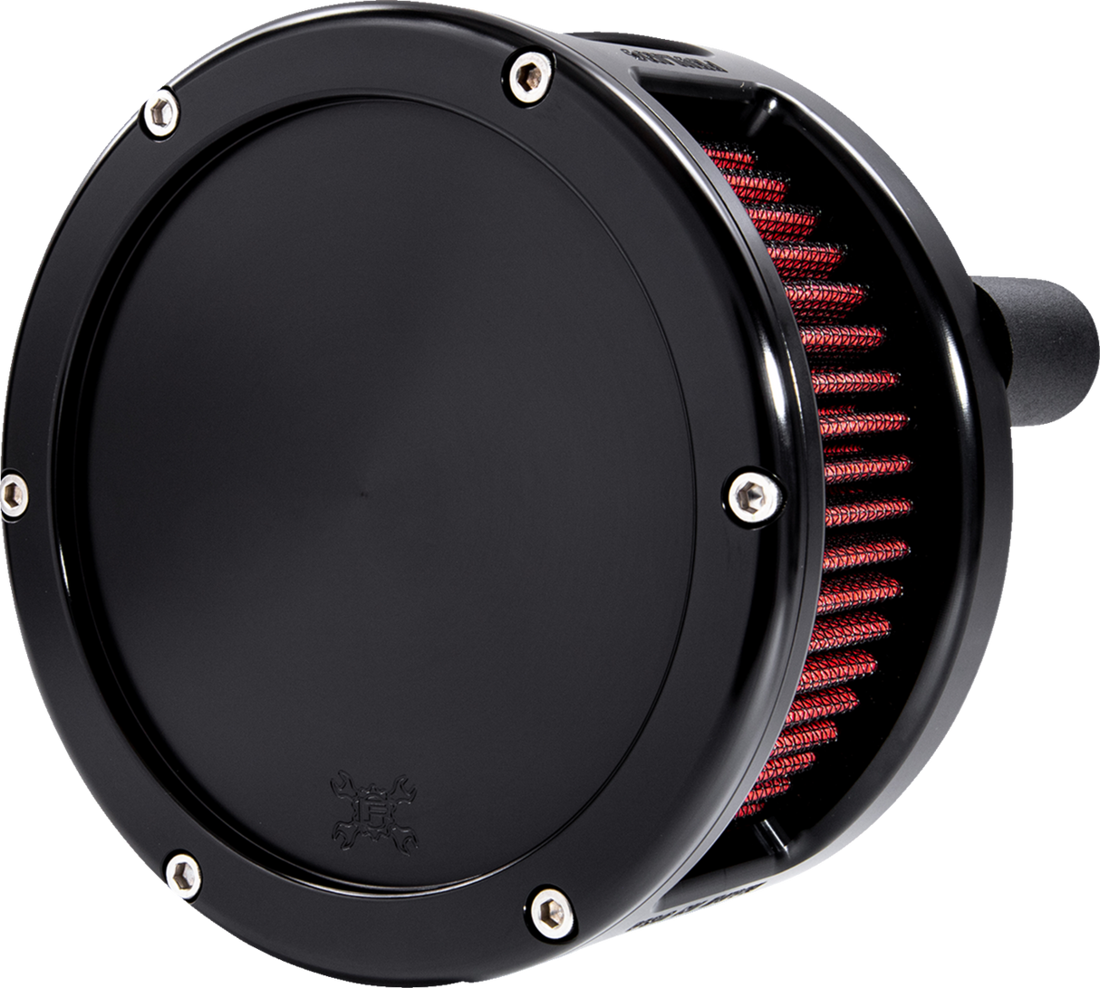 BA Series Air Cleaner Kit - Black Anodized - Red Filter 2017 - 2022