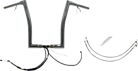 Handlebar Kit - Flat Top - 16\" - Chrome 2016 - 2020