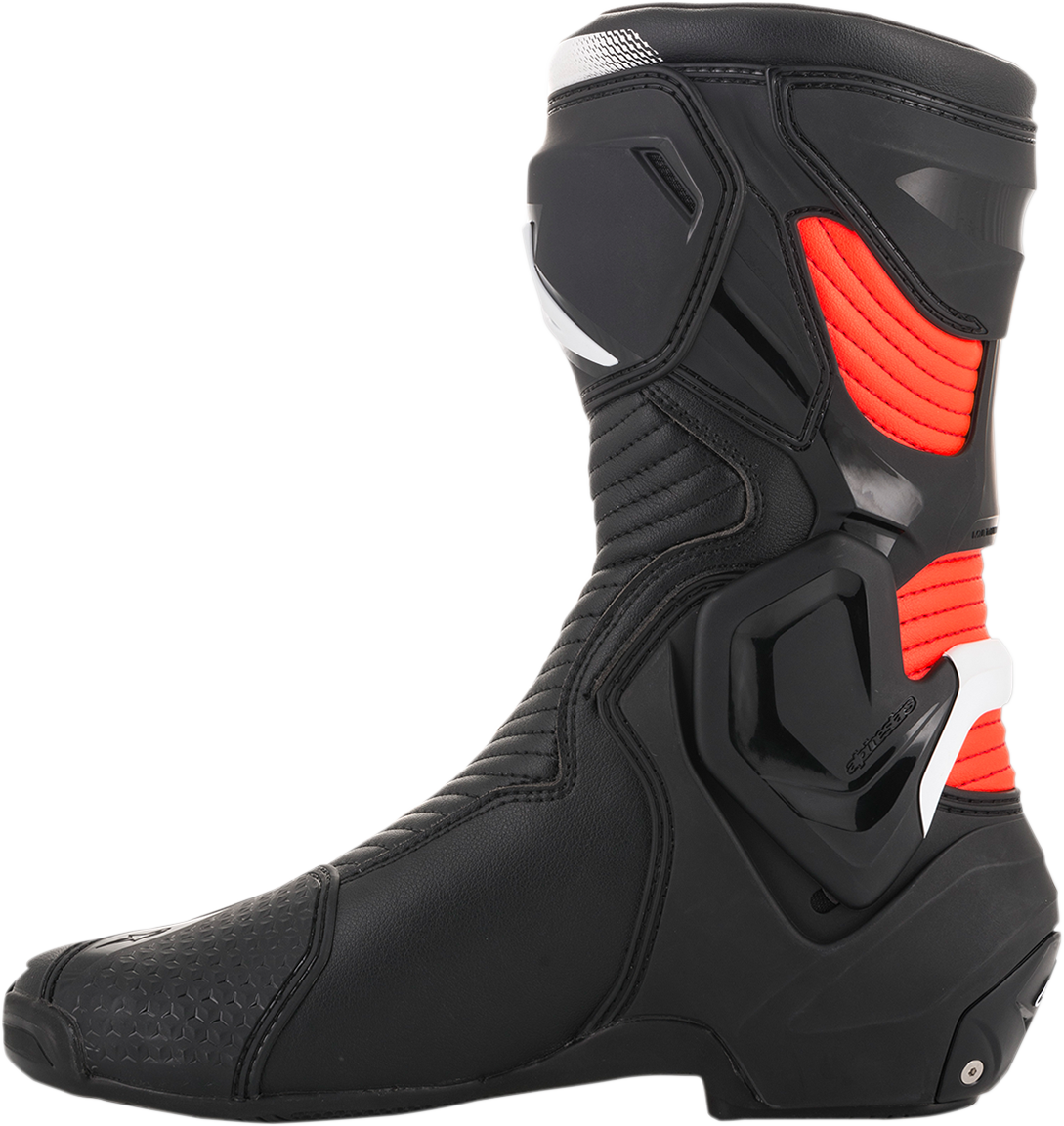 SMX+ Boots - Black/White/Red Fluorescent - US 6.5 / EU 40