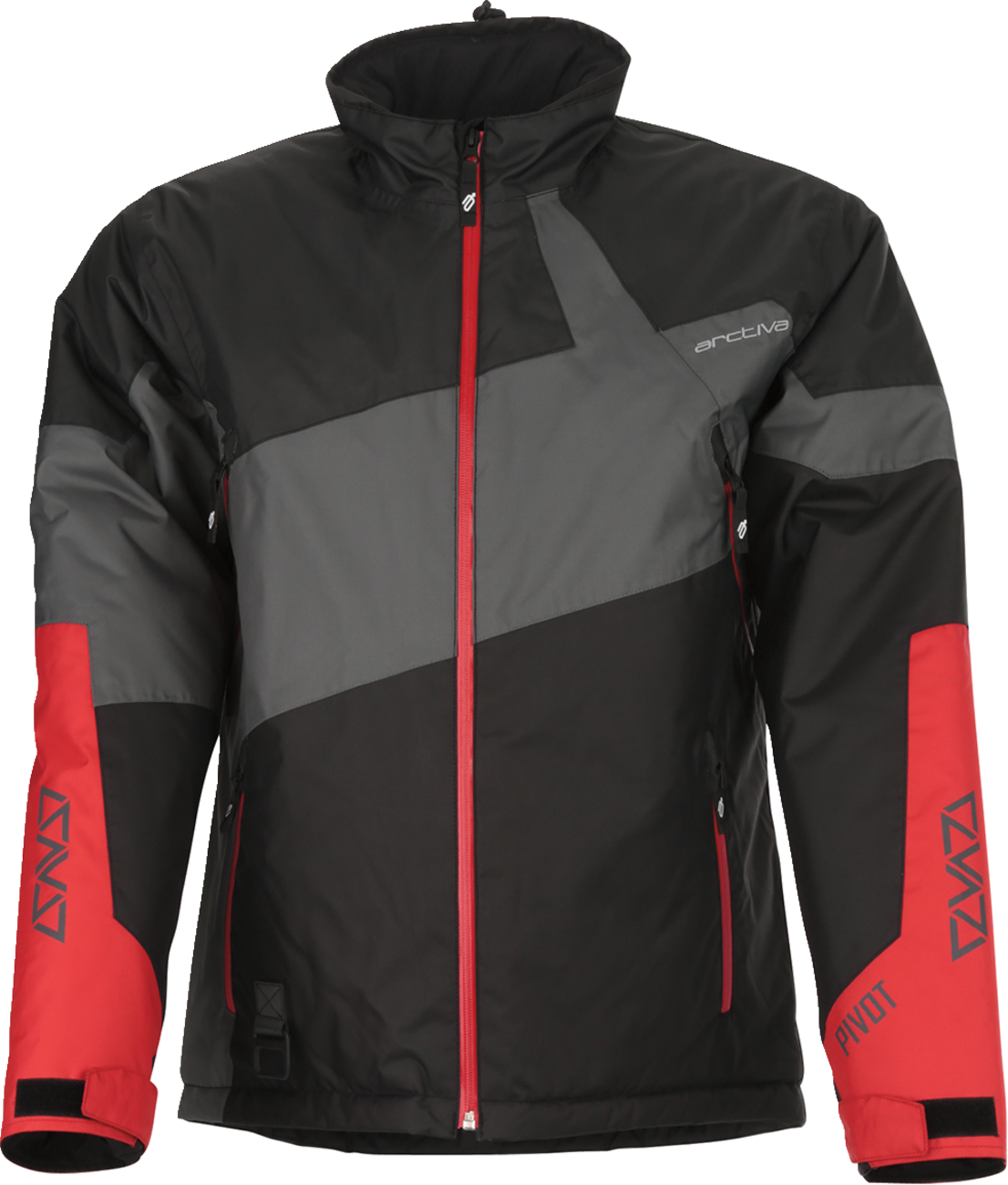 Pivot 6 Jacket - Gray/Black/Red - Large