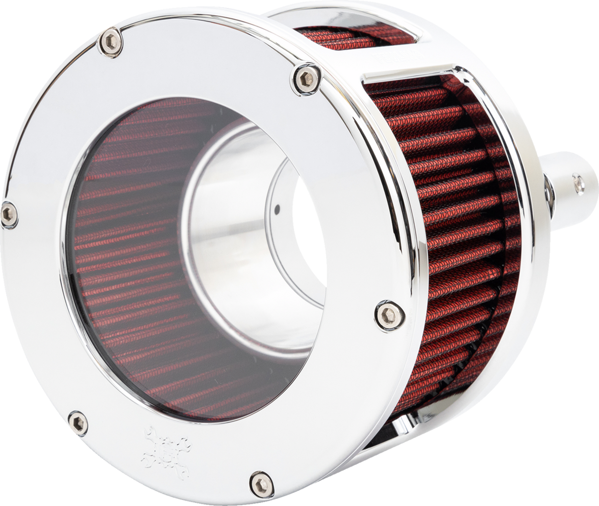 BA Race Series Air Cleaner Kit - Chrome - Red Filter 2017 - 2022