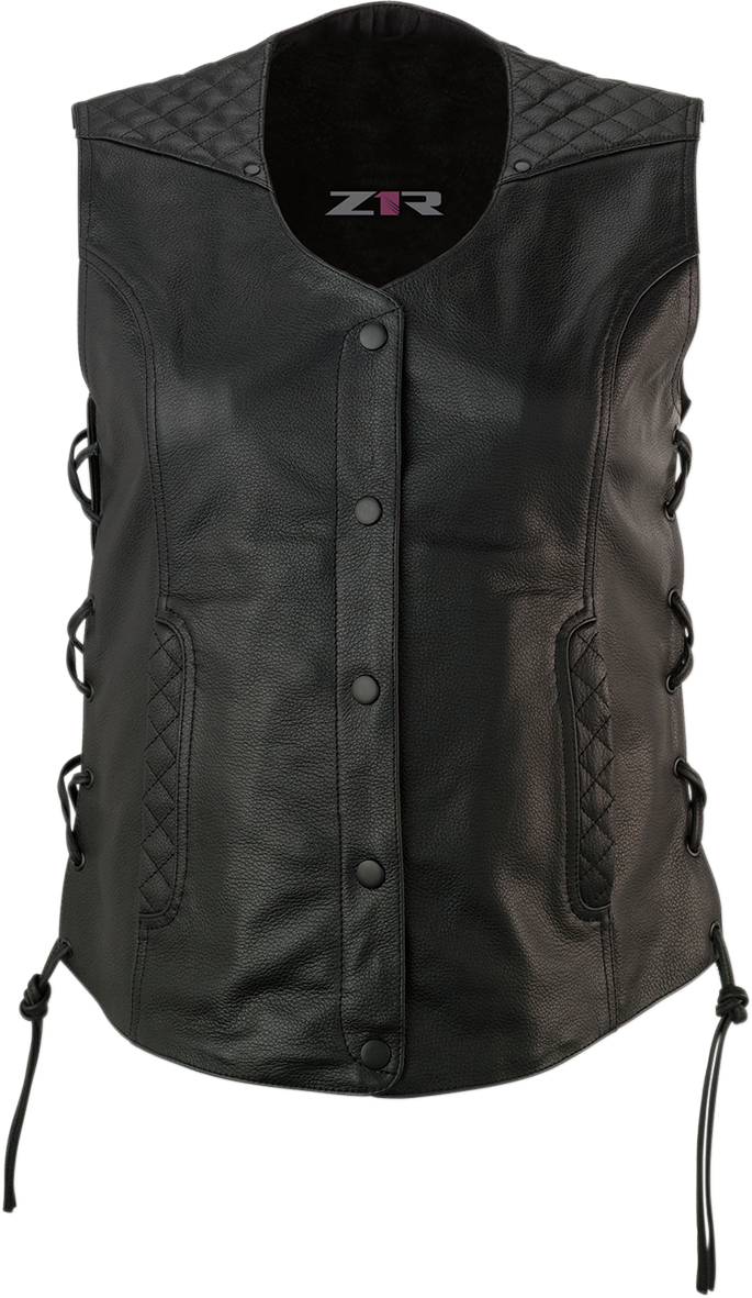 Women\'s Gaucha Vest - Black - 3XL