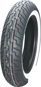 Tire - D404 - Front - 140/80-17 Wide Whitewall - 69H