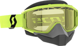 Primal Snow Cross Goggle - Yellow/Black - Dual Lens - Yellow