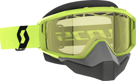 Primal Snow Cross Goggle - Yellow/Black - Dual Lens - Yellow