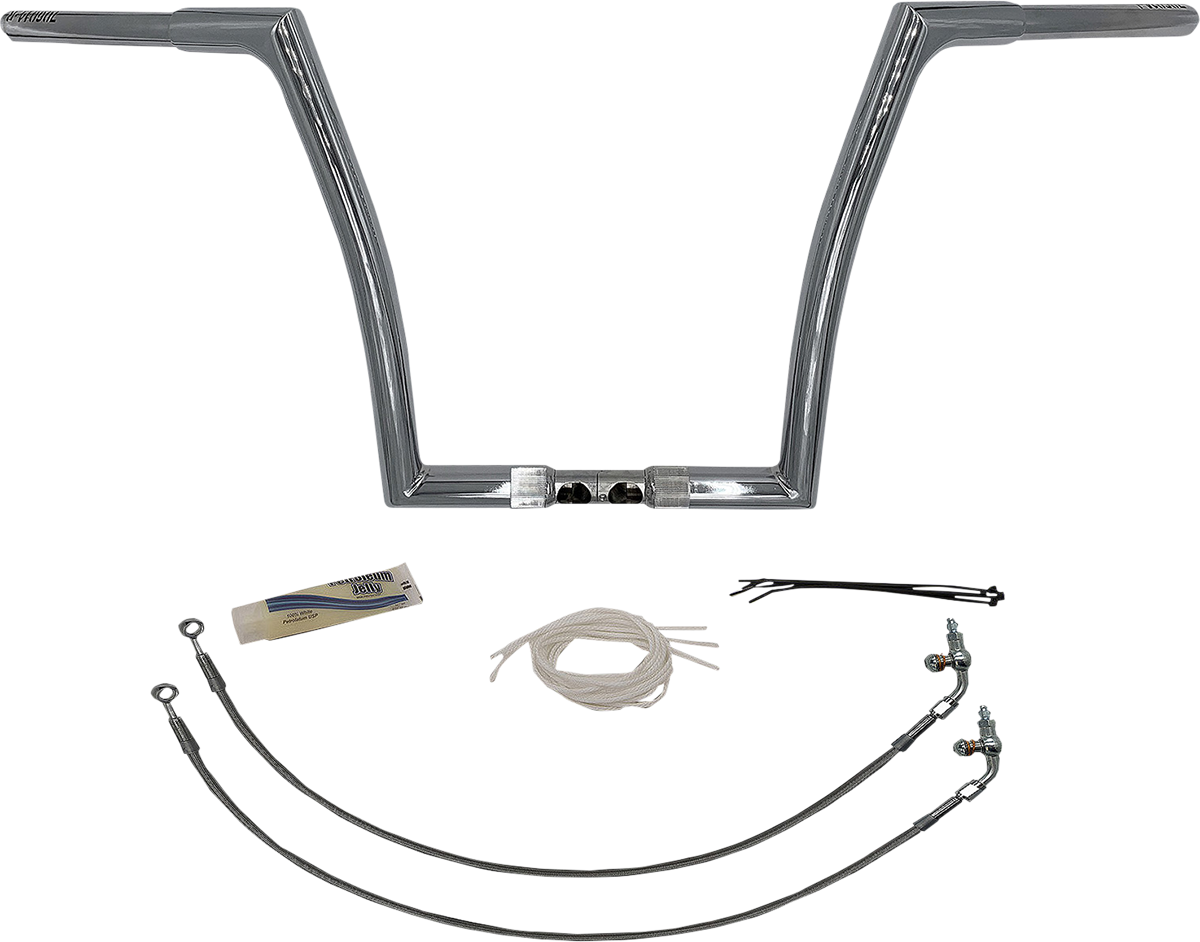 Handlebar Kit - Flat Top - 14\" - Chrome 2015 - 2020