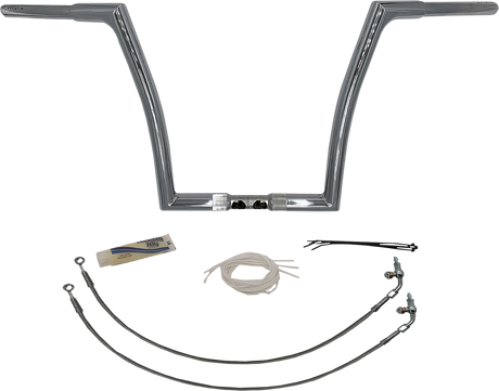 Handlebar Kit - Flat Top - 14\" - Chrome 2015 - 2020