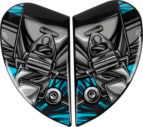 Airframe Pro™ Side Plates - Outbreak - Blue