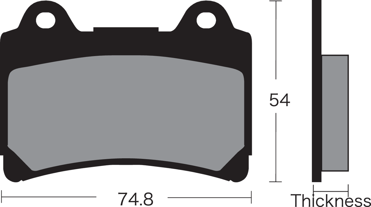 Semi-Metallic Brake Pads 1999 - 2014