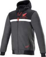 Honda Chrome Street Hoodie - Black/Gray/Red - Medium