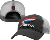 Honda Vintage Wing Hat - Charcoal