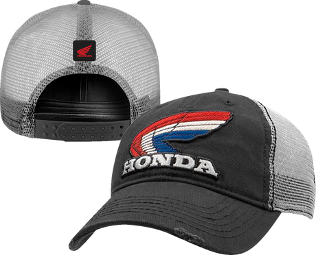 Honda Vintage Wing Hat - Charcoal