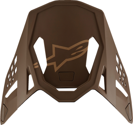 Supertech M10 Visor - Squad - Dark Brown/Gold