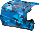 Youth Rise Helmet - Digi Camo - Blue - Medium