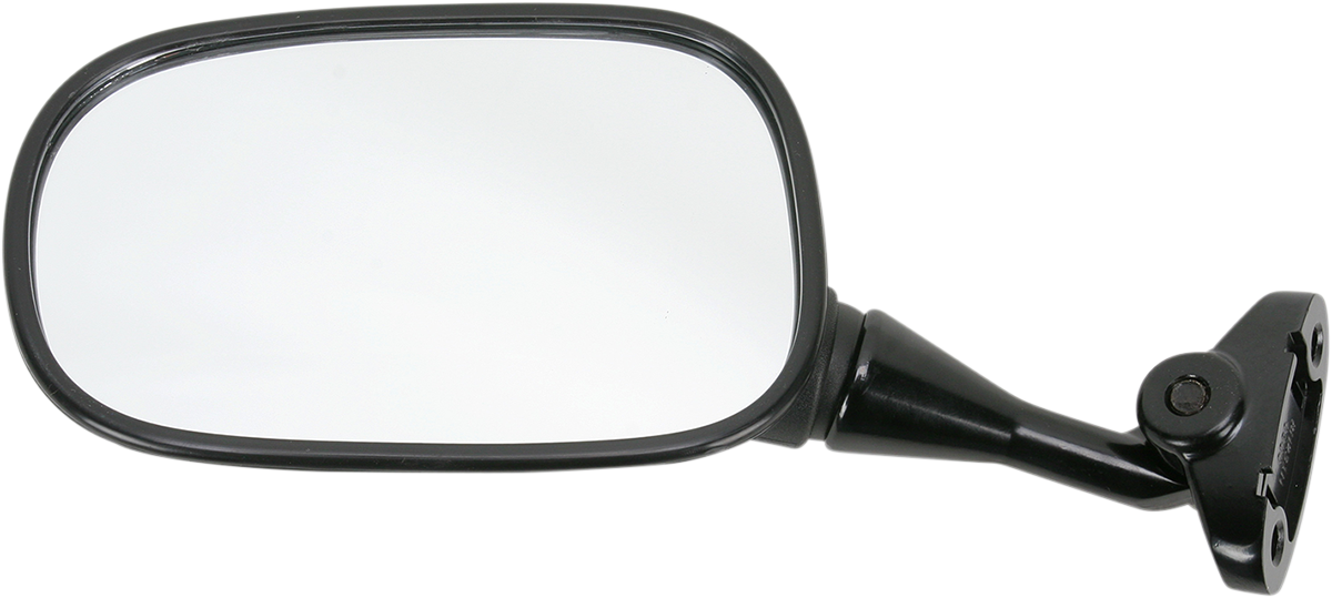 Mirror - Side View - Oval - Black - Left 2000 - 2003