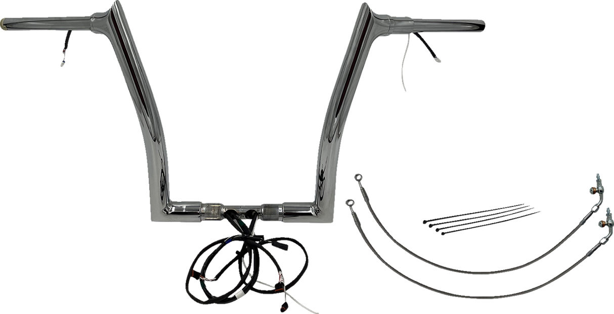 Handlebar Kit - Pointed Top - 14\" - Chrome 2016 - 2020