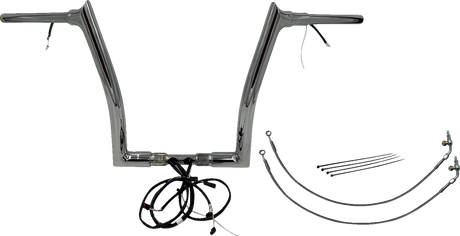 Handlebar Kit - Pointed Top - 14\" - Chrome 2016 - 2020