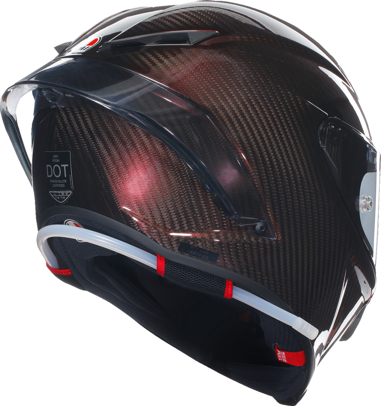 Pista GP RR Helmet - Red Carbon - Large