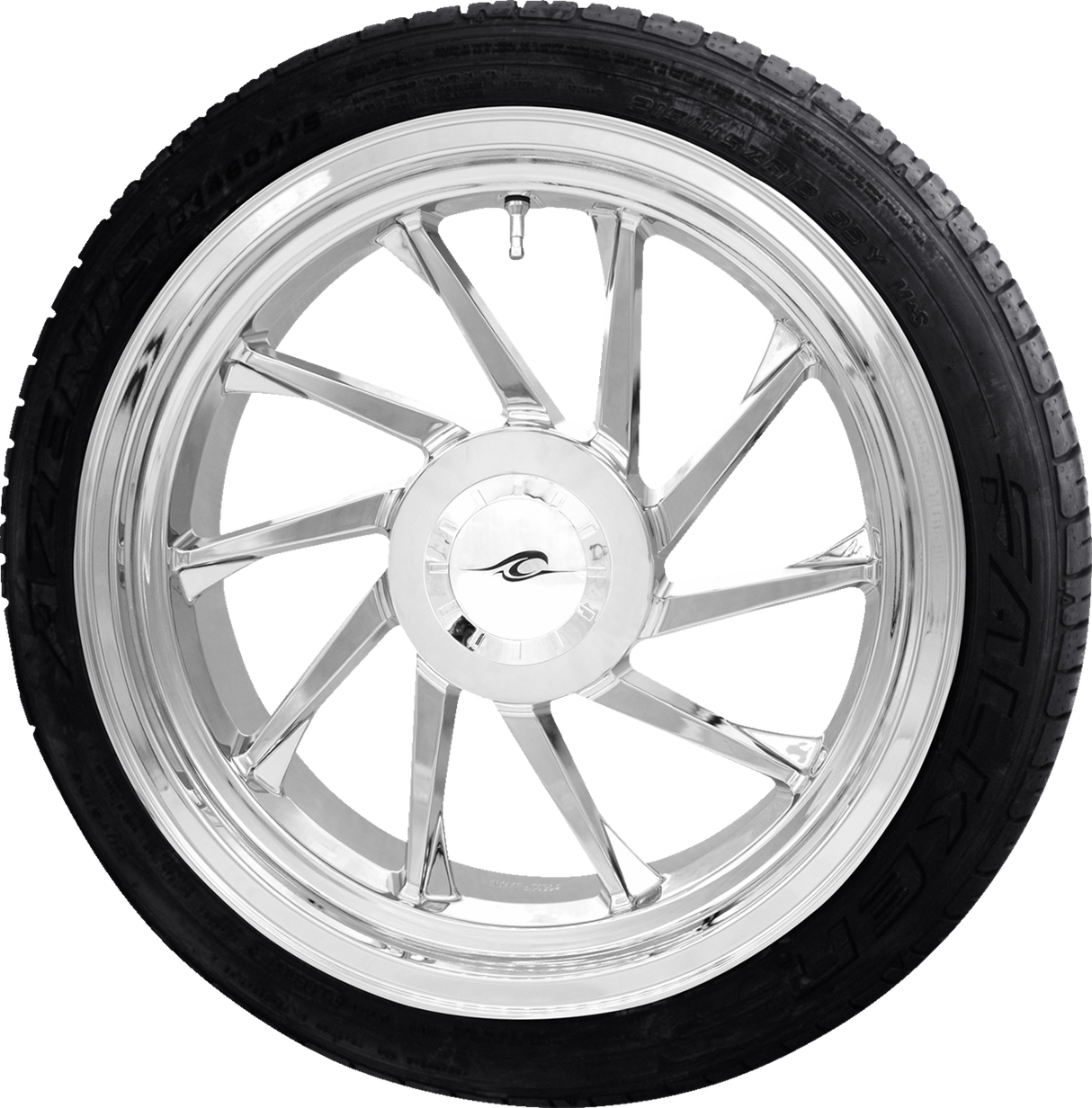 Hurricane 3D Rear Right Wheel (18\"/Chrome)/Falken Tire (215/45ZR18) 2009 - 2023