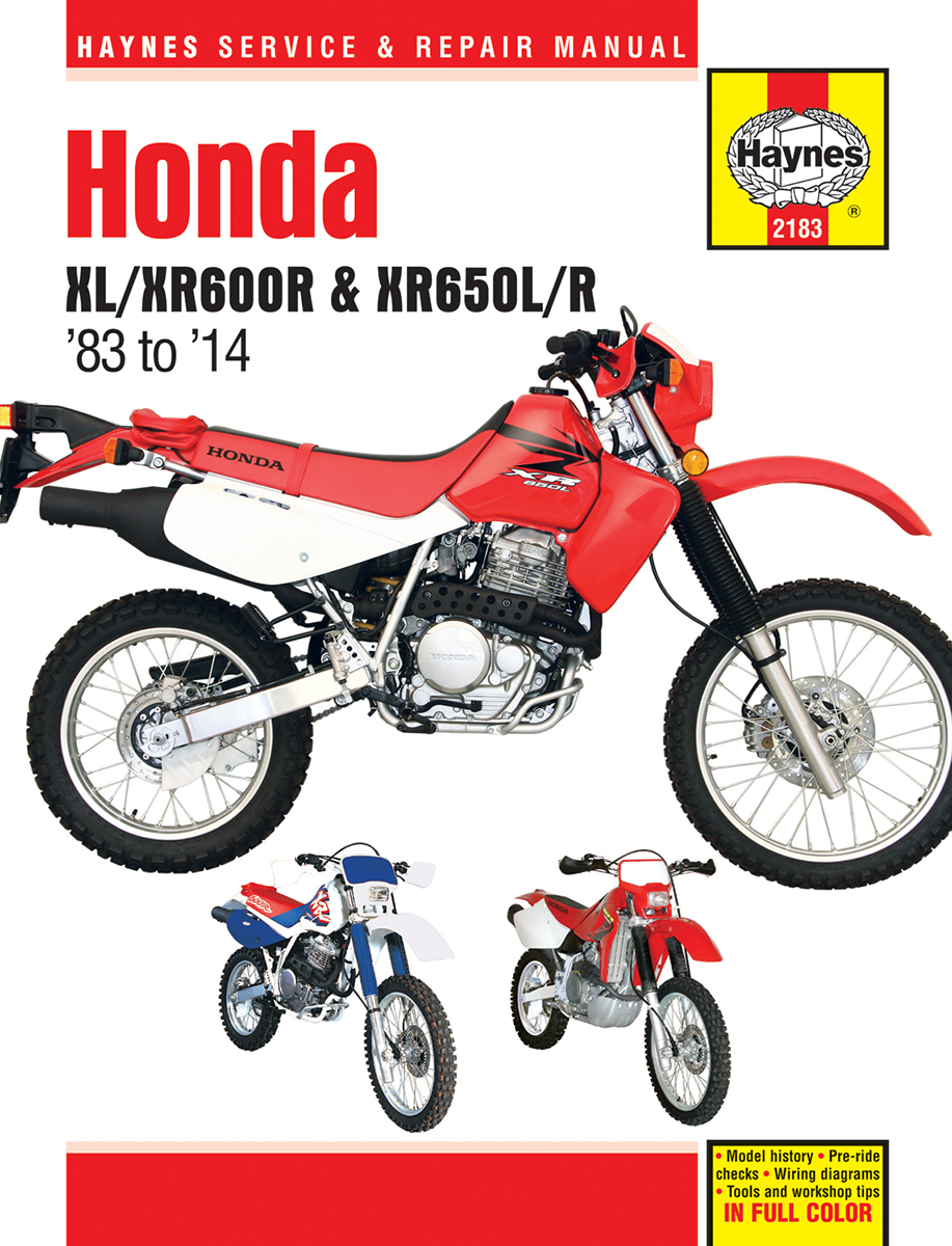 Manual - Honda XL600R/XR600R 1983 - 2000