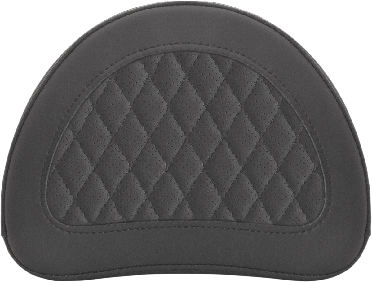 Sissy Bar Pad - Lattice Stitched - Black