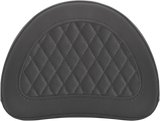 Sissy Bar Pad - Lattice Stitched - Black