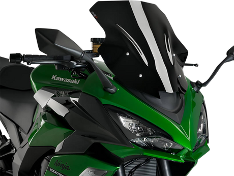 Race Windscreen - 18-7/8\" - Black - Ninja 2011 - 2022