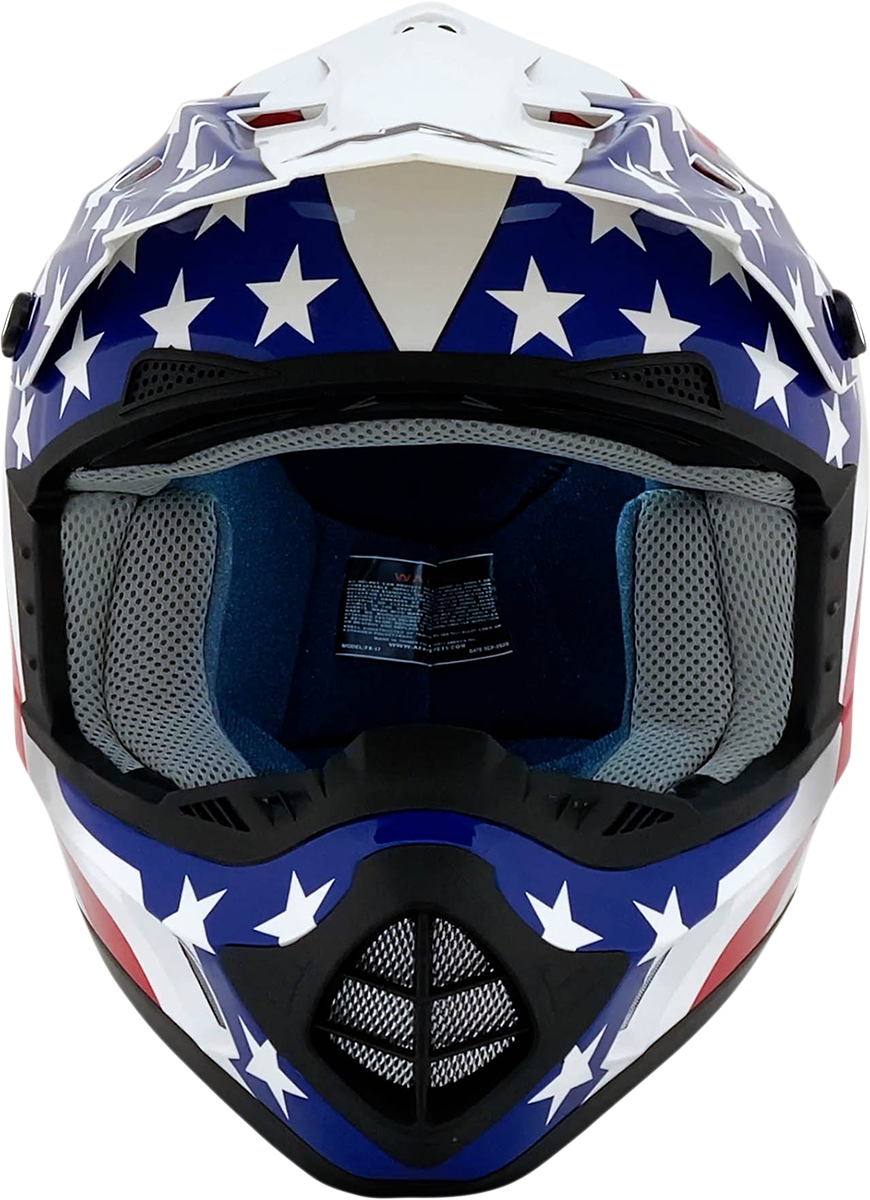 FX-17 Helmet - Flag - White - 3XL