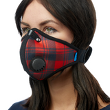 M2 Nylon Mask - Red Plaid - XL