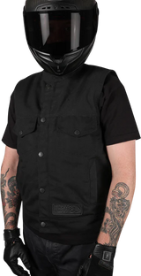 Nightrider v2 Riding Vest - Black - 3XL