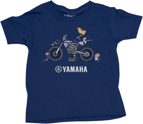 Toddler Yamaha Pit Crew T-Shirt - Navy - 2T